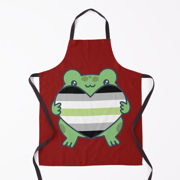 Item preview, Cute Frog holding a heart with Agender Pride Flag Colors , Agender Design designed and sold by Travelslightly.