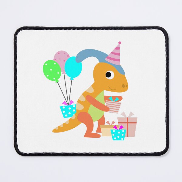 Item preview, Dinosaur Party Birthday, funny cartoon Dino designed and sold by NoeySmiley55.