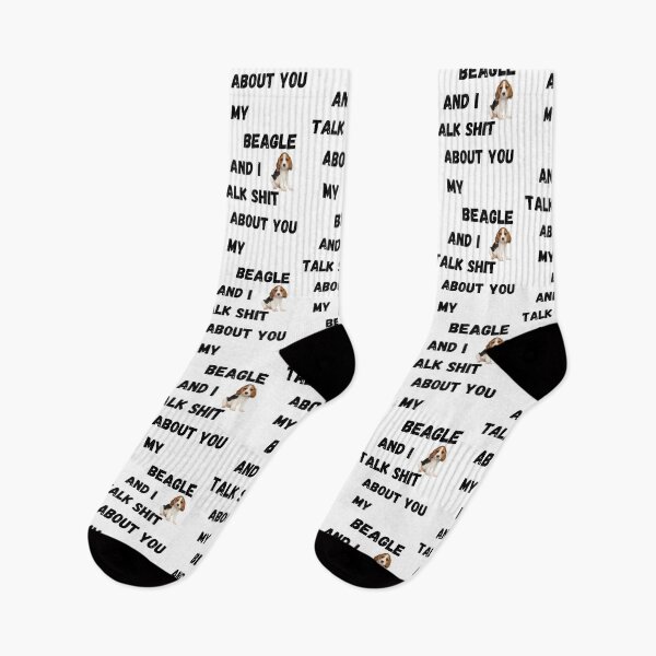 Item preview, My Beagle and I Talk $hit designed and sold by Fredster1966.
