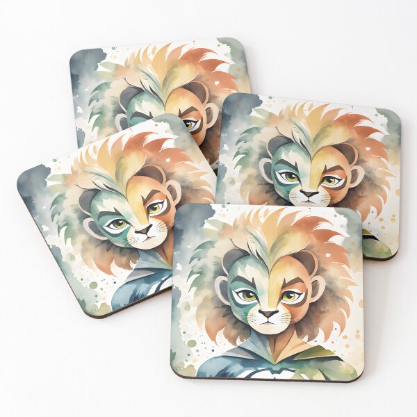 Item preview, Lion as superhero  designed and sold by Dilendor.
