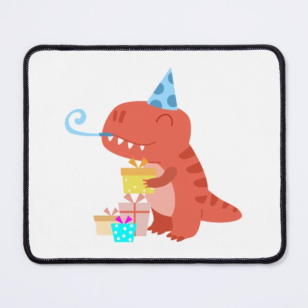 Item preview, Dinosaur Party Birthday, funny cartoon Dino designed and sold by NoeySmiley55.