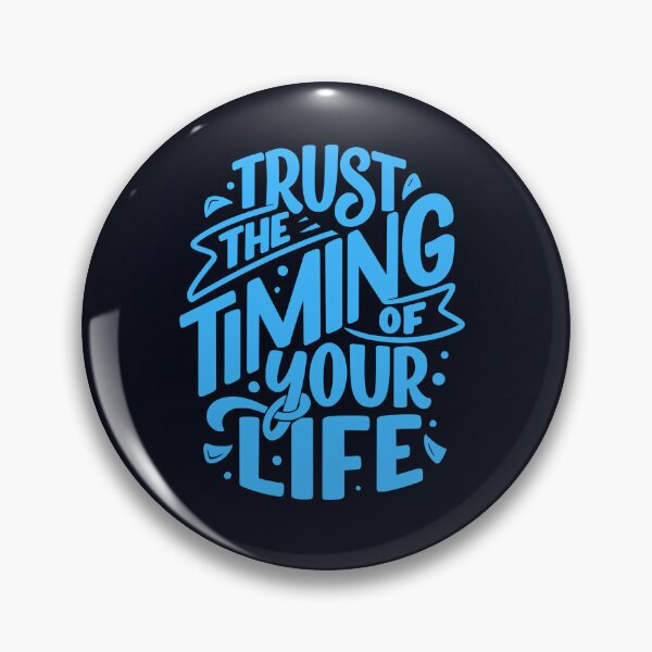 Item preview, Sophisticated Calligraphy: Trust the Timing Art designed and sold by Ace Apparel  Attire.