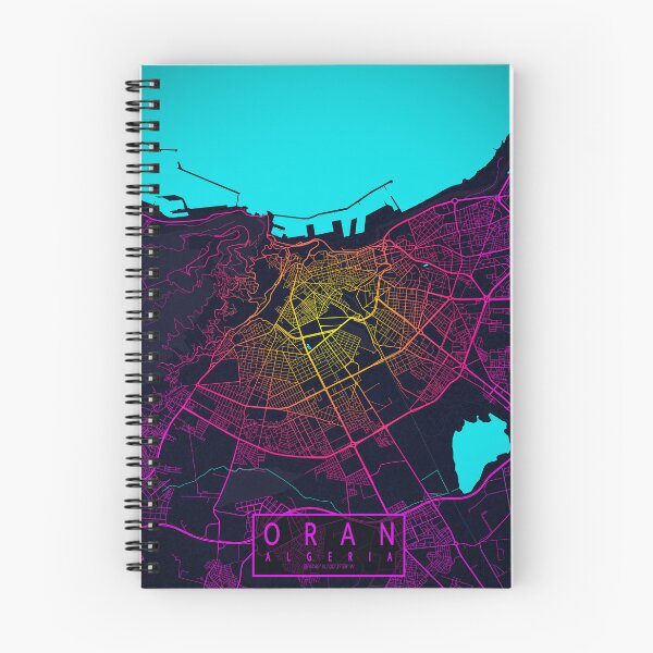 Item preview, Oran City Map of Algeria - Neon designed and sold by deMAP.