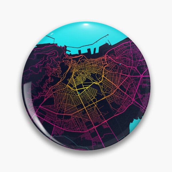 Item preview, Oran City Map of Algeria - Neon designed and sold by deMAP.