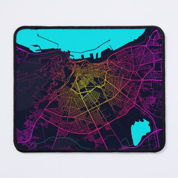Item preview, Oran City Map of Algeria - Neon designed and sold by deMAP.