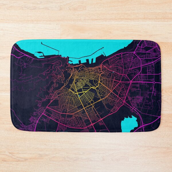 Item preview, Oran City Map of Algeria - Neon designed and sold by deMAP.