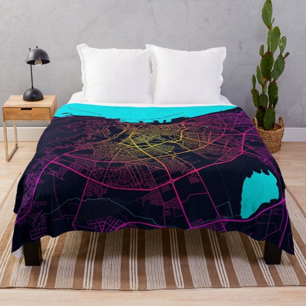 Item preview, Oran City Map of Algeria - Neon designed and sold by deMAP.