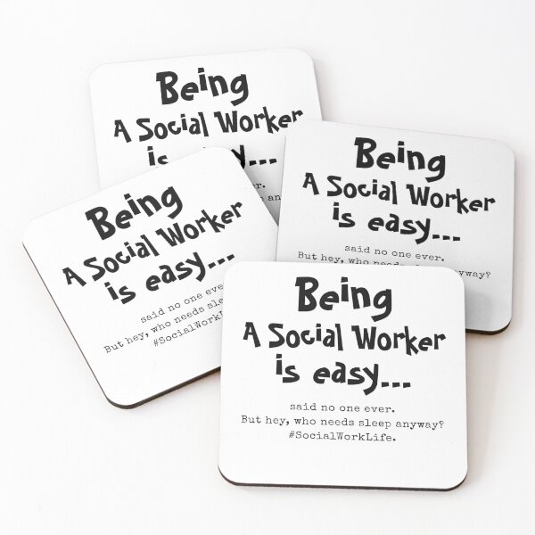 Item preview, Being a Social Worker is easy  designed and sold by Micjr.