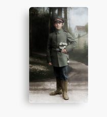 German soldier in Pirna, c. 1916 Metal Print