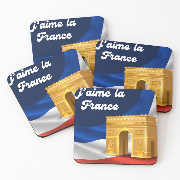 Item preview, Arc de Triomphe Gold I love France designed and sold by Résistance Française.