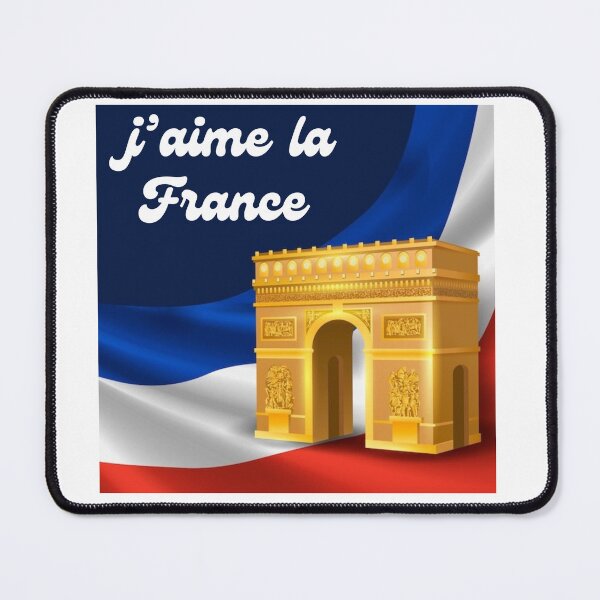 Item preview, Arc de Triomphe Gold I love France designed and sold by Résistance Française.