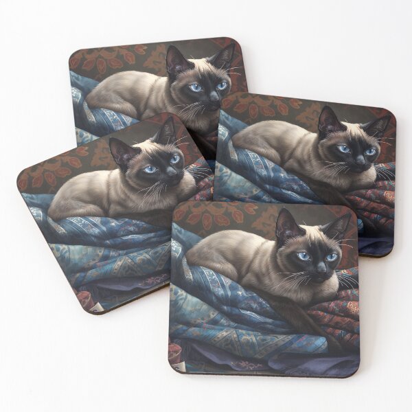 Item preview, Lounging Siamese designed and sold by Charles  Ano.
