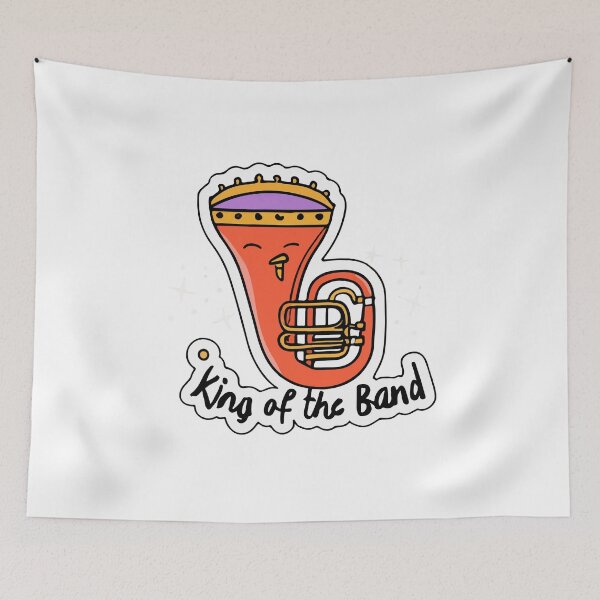 Item preview, King of the Band - Majestic Crowned Tuba designed and sold by NiftyWrx.