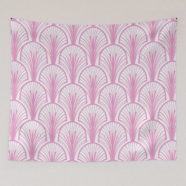 Item preview, Art Deco Vintage Fan Style Pink designed and sold by SloganExpress.