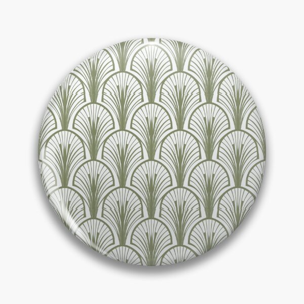 Aperçu de l'œuvre Déco Vintage Style Eventail Vert créée et vendue par SloganExpress.