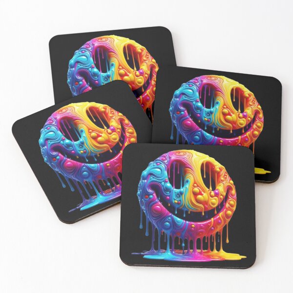 Item preview, smiley PSYCHEDELIC Colorful Smile Merging Art and Emotion designed and sold by poteguy.