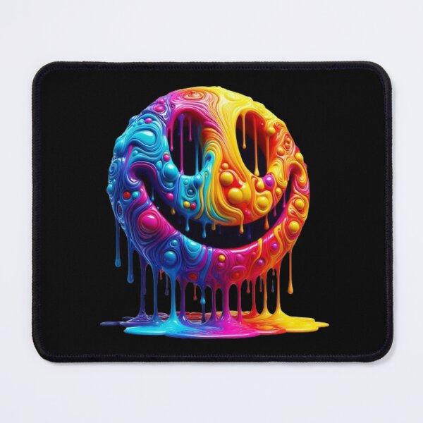 Item preview, smiley PSYCHEDELIC Colorful Smile Merging Art and Emotion designed and sold by poteguy.