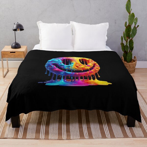Item preview, smiley PSYCHEDELIC Colorful Smile Merging Art and Emotion designed and sold by poteguy.