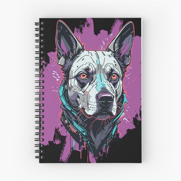 Item preview, Synthwave Cyberpunk Dog v1 designed and sold by Geek-O-MNL.
