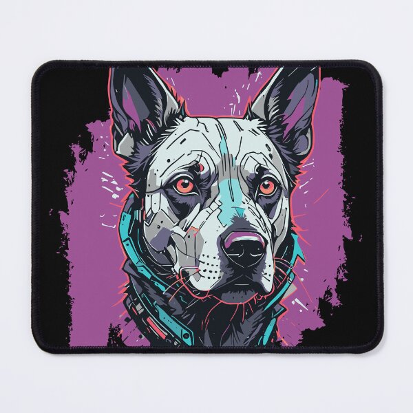 Item preview, Synthwave Cyberpunk Dog v1 designed and sold by Geek-O-MNL.