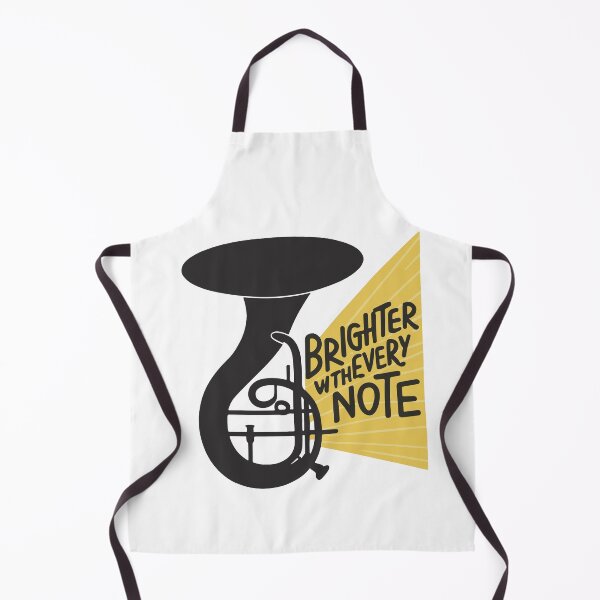 Aperçu de l'œuvre Plus lumineux à chaque note - Sousaphone Silhouette créée et vendue par NiftyWrx.