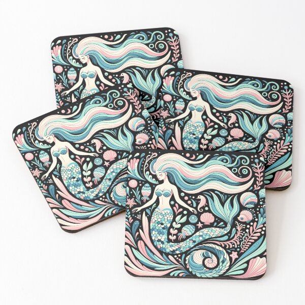Item preview, pastel mermaid. designed and sold by panshop20.