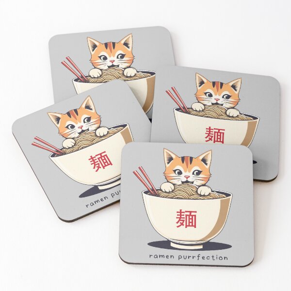 Item preview, Cute Kitty Funny Ramen Bowl: Ramen Purrfection  designed and sold by DreamCraze.