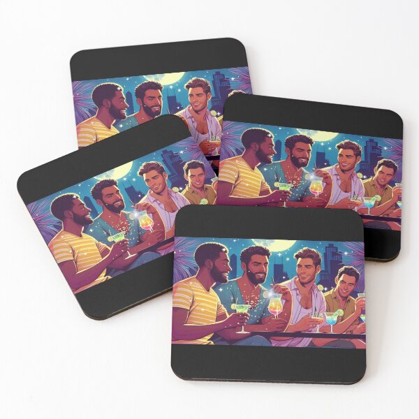 Item preview, Happy Gay Pride. Bears, Otters and Daddies Chill. LGBTQ Gay Pride Graphic Design designed and sold by ItsAKinkThing.
