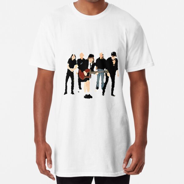 peinture acdc T-shirt long