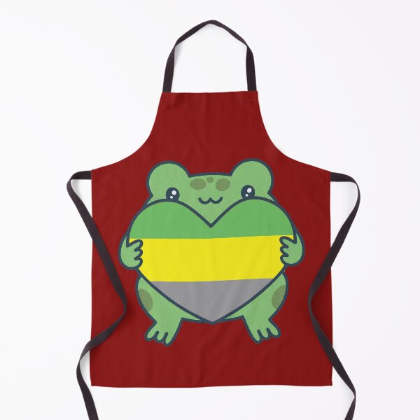Item preview, Cute Frog holding a heart with Lithromantic Pride Flag Colors , Lithromantic Design designed and sold by Travelslightly.