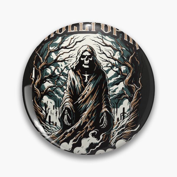 Item preview, Ghostly Figure Emerging from Mist in Skulltopia designed and sold by IdeasDream.