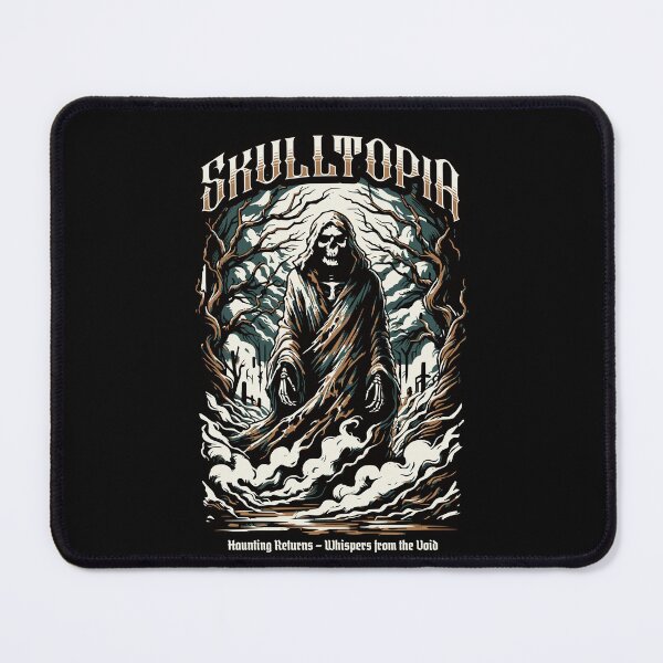 Item preview, Ghostly Figure Emerging from Mist in Skulltopia designed and sold by IdeasDream.