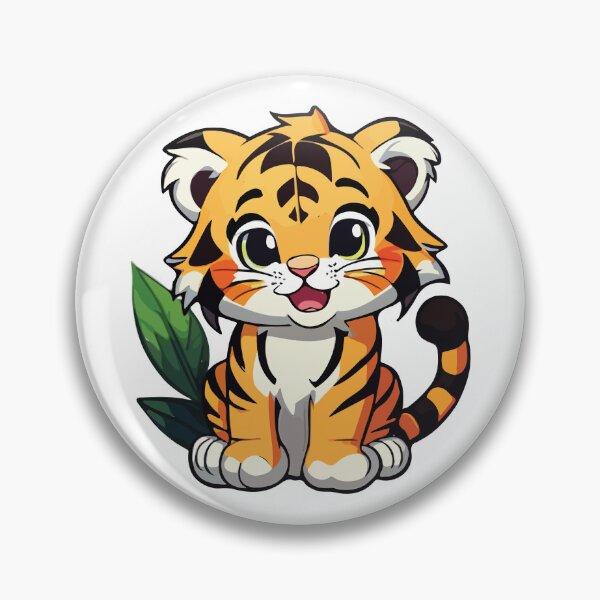 Item preview, Cute tiger vector art designed and sold by Zedock.