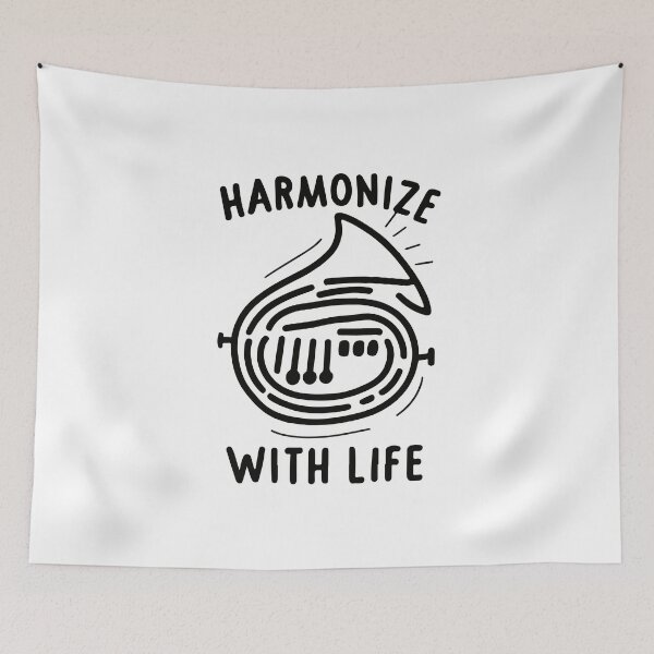 Item preview, Abstract Euphonium - Harmonize with Life Design designed and sold by NiftyWrx.