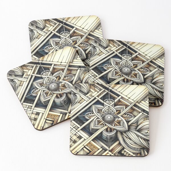 Item preview, Elegant Art Deco Inspired Woman Sticker – Vintage Style, Intricate Lines, and Graceful Beauty for Laptops, Planners, and Gifts designed and sold by AlphaPODMonkey.