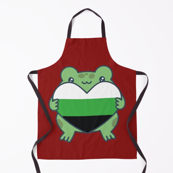 Item preview, Cute Frog holding a heart with Neutrois Pride Flag Colors , Neutrois Design designed and sold by Travelslightly.