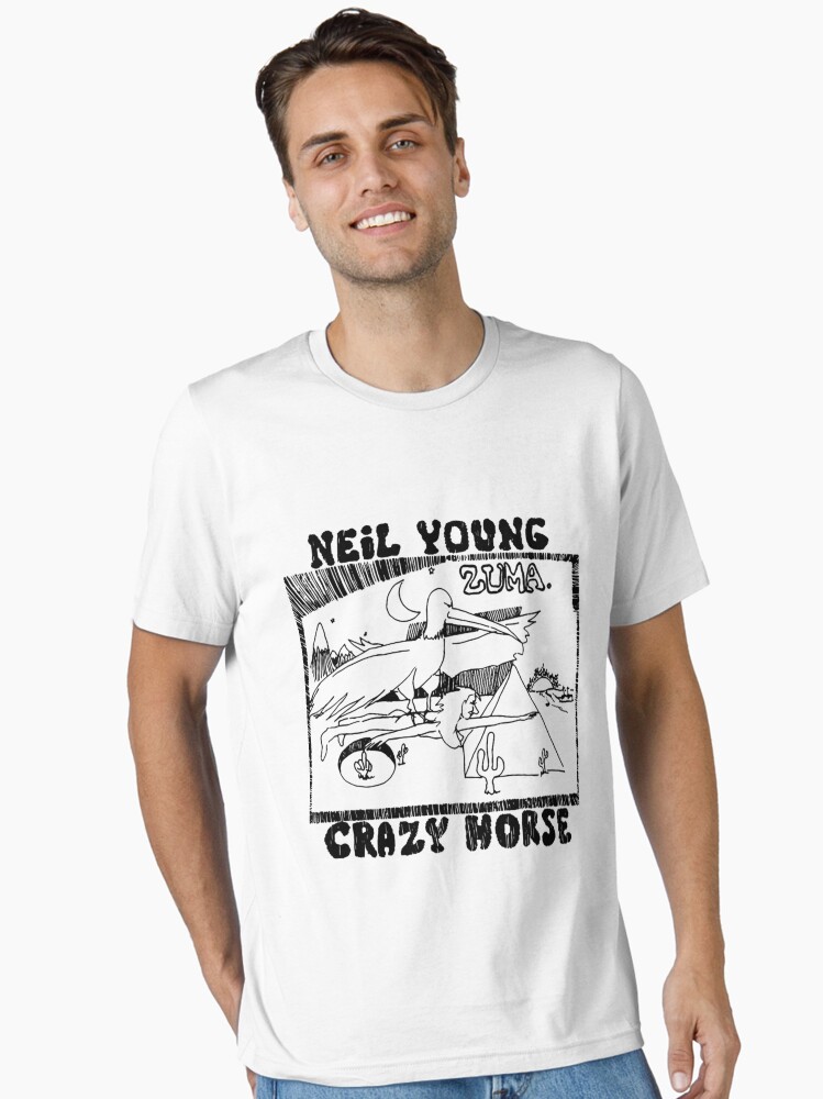 Thumbnail 1 of 7, Essential T-Shirt, Doodles 70S Zuma Horse Art -Young Classic designed and sold by NicoleLGillis.