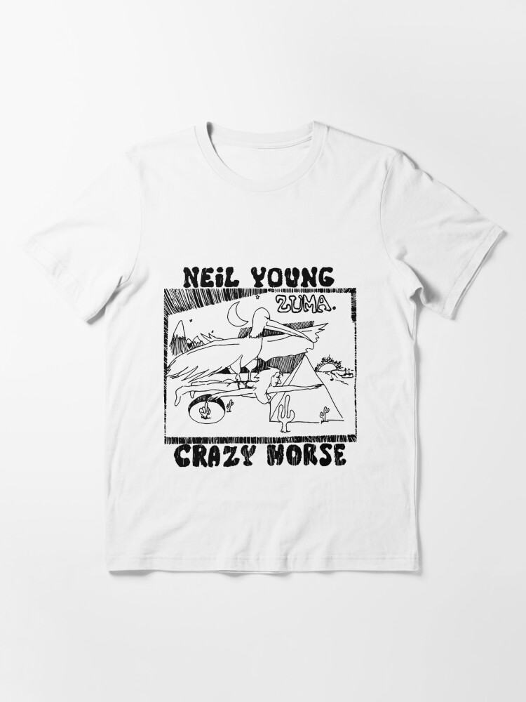 Thumbnail 3 of 7, Essential T-Shirt, Doodles 70S Zuma Horse Art -Young Classic designed and sold by NicoleLGillis.