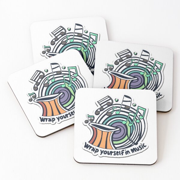 Item preview, Elegant Mellophone Melody Wrap Music Sticker designed and sold by NiftyWrx.
