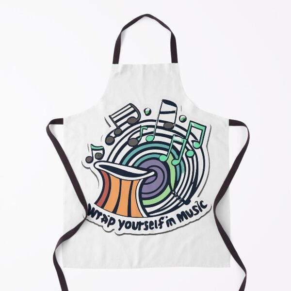 Item preview, Elegant Mellophone Melody Wrap Music Sticker designed and sold by NiftyWrx.