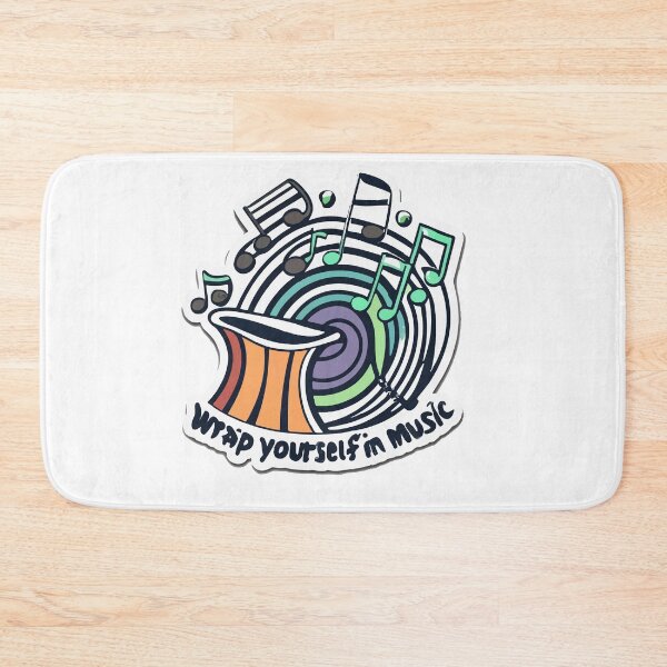 Item preview, Elegant Mellophone Melody Wrap Music Sticker designed and sold by NiftyWrx.