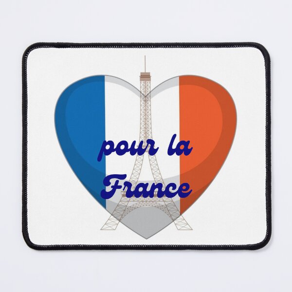 Item preview, Eiffel Tower Tricolor Heart - For France designed and sold by Résistance Française.