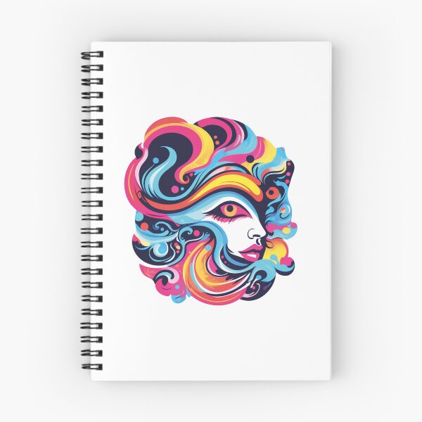 Item preview, Colorful Portrait: Abstract Art and Elegance designed and sold by Ink-Kreativ.