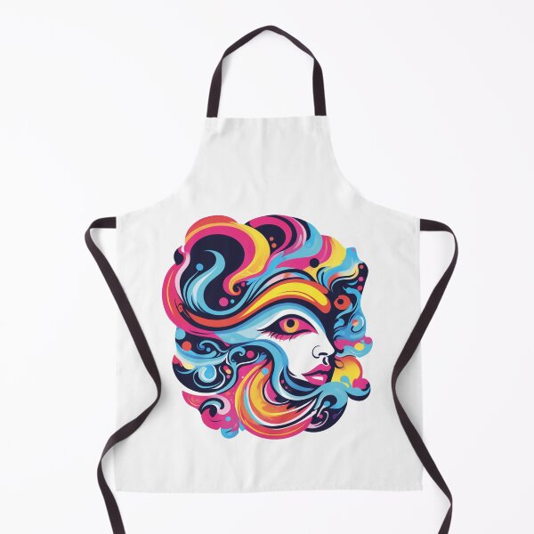 Item preview, Colorful Portrait: Abstract Art and Elegance designed and sold by Ink-Kreativ.
