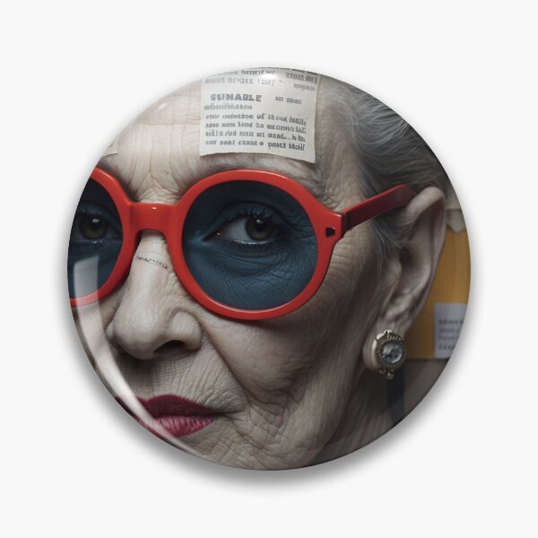 Item preview, Iris Apfel Utilize torn paper fragments designed and sold by SimplifyCD.