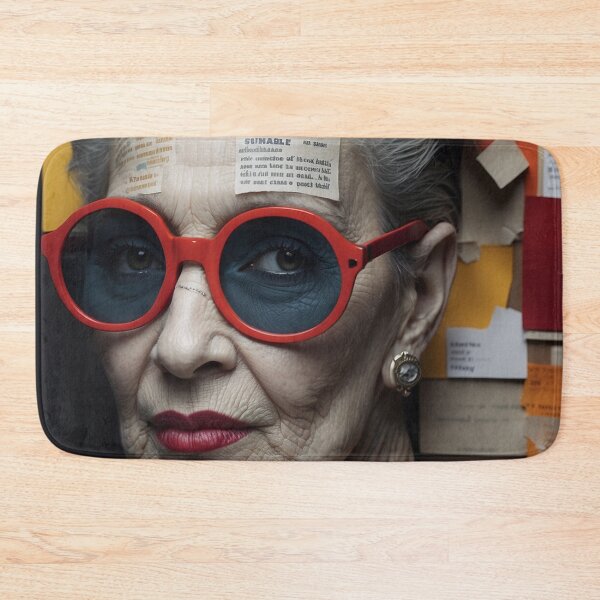 Item preview, Iris Apfel Utilize torn paper fragments designed and sold by SimplifyCD.