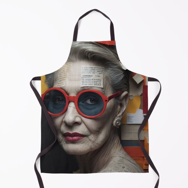 Item preview, Iris Apfel Utilize torn paper fragments designed and sold by SimplifyCD.