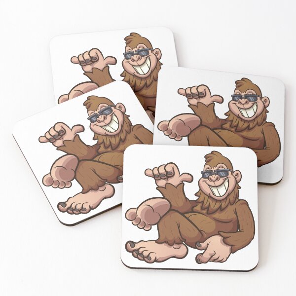 Item preview, Cool Sasquatch Chilling Out Illustration - Friendly Bigfoot designed and sold by RuyaFab.