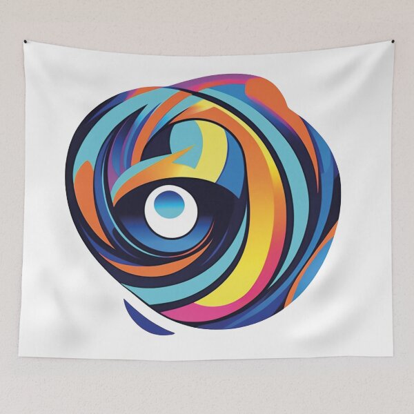 Item preview, Spiral design with colorful strokes designed and sold by Ink-Kreativ.