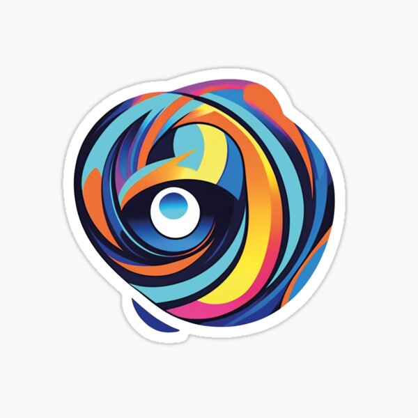 Item preview, Spiral design with colorful strokes designed and sold by Ink-Kreativ.